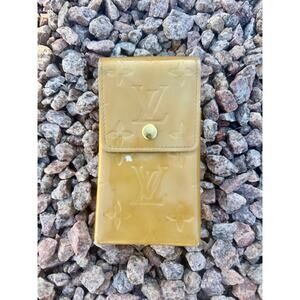 Louis Vuitton Gold Embossed Phone Holster